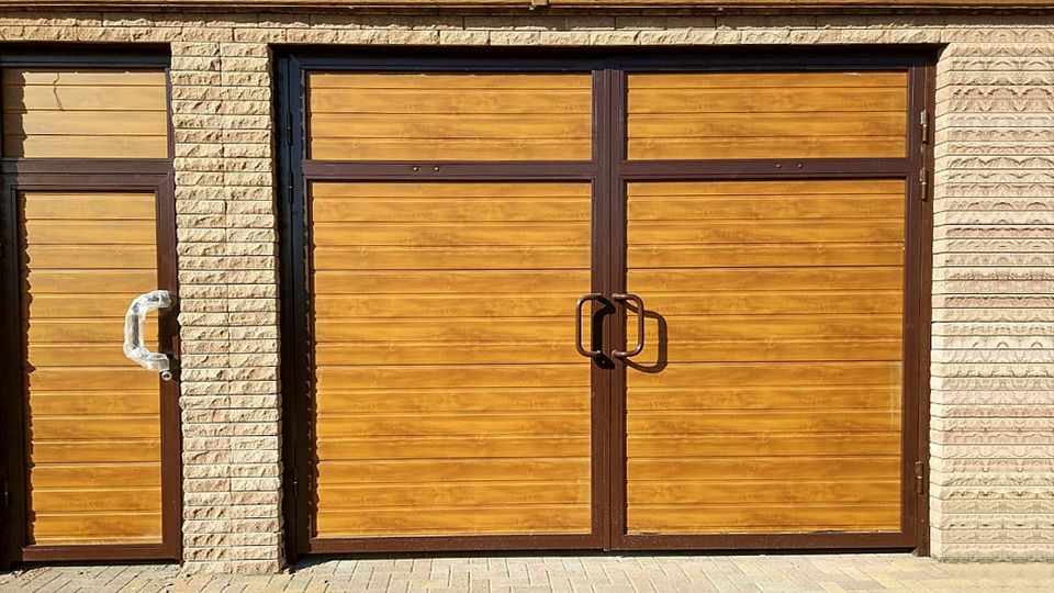 Купить гаражные распашные ворота 2.7×2.2 м, без привода, без монтажа - Уфа